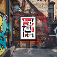 London Icons Poster PosterGoat