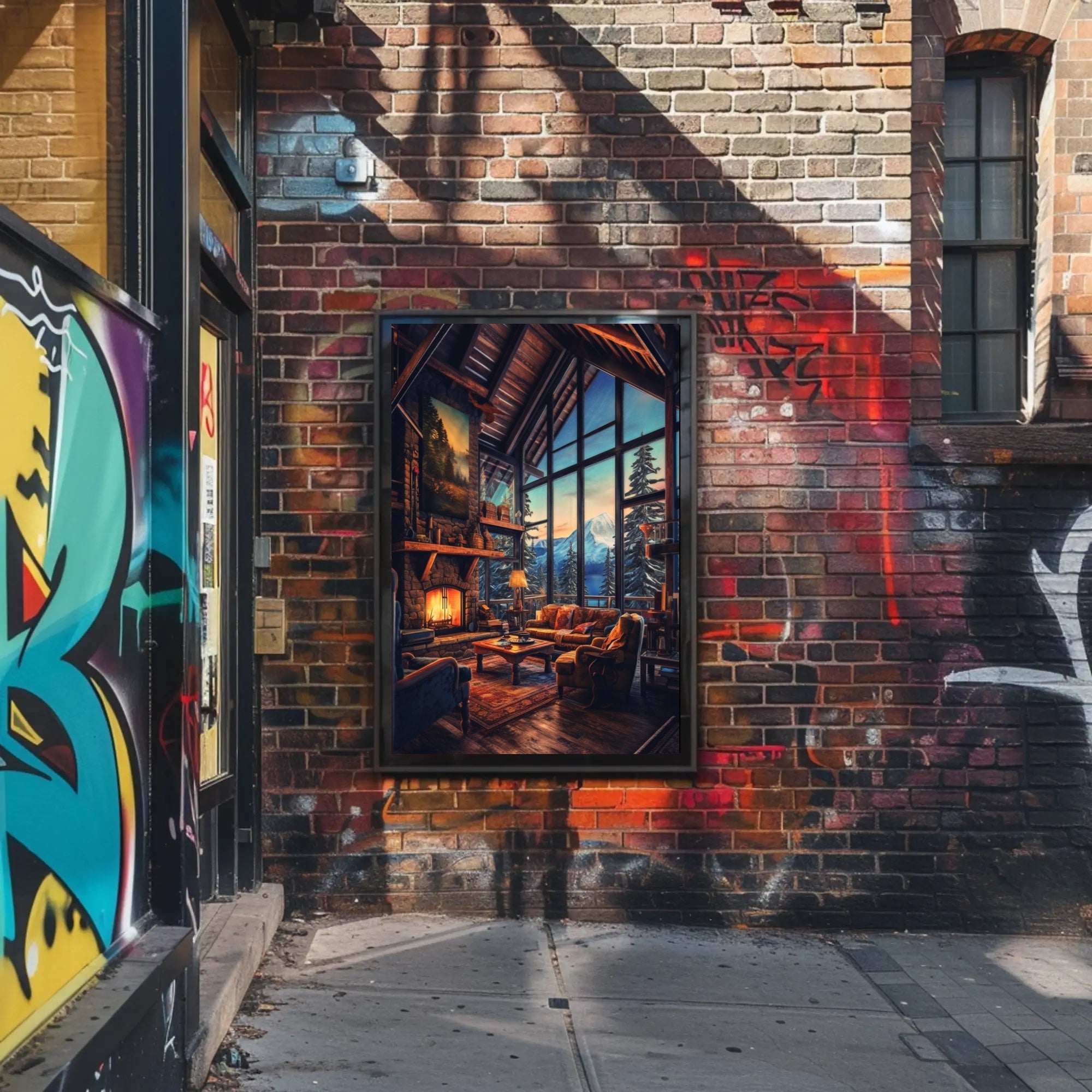 Cozy Mountain Retreat Poster