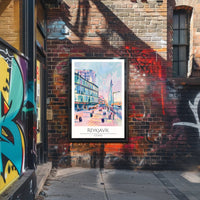 Vibrant Reykjavik Poster PosterGoat