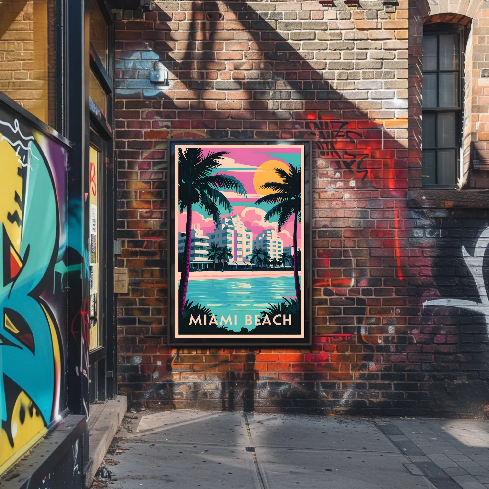 Miami Beach Paradise Poster