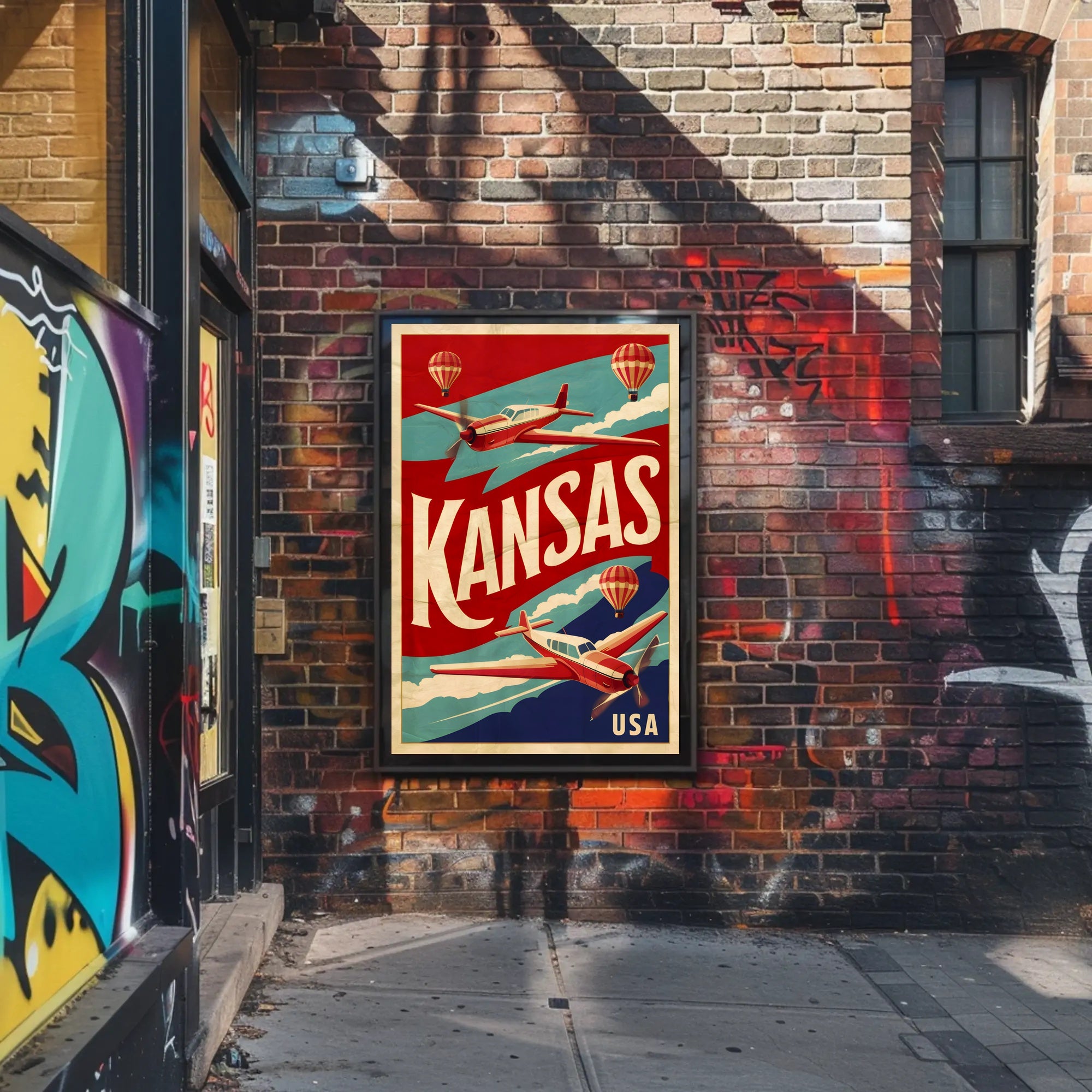 Kansas Aviation Adventure Poster