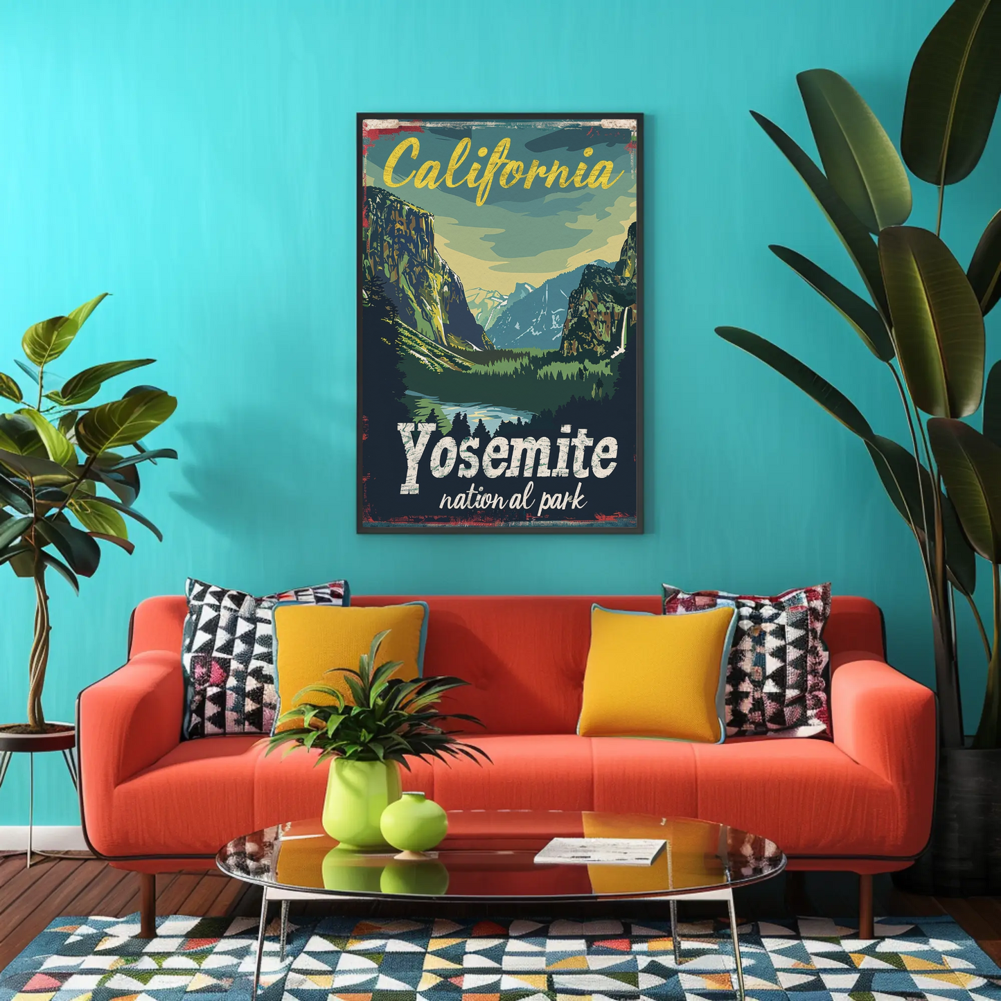 Vintage Poster California Yosemite