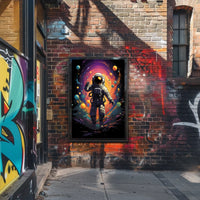 Cosmic Odyssey Astronaut Art Surrealism Dreamers Poster