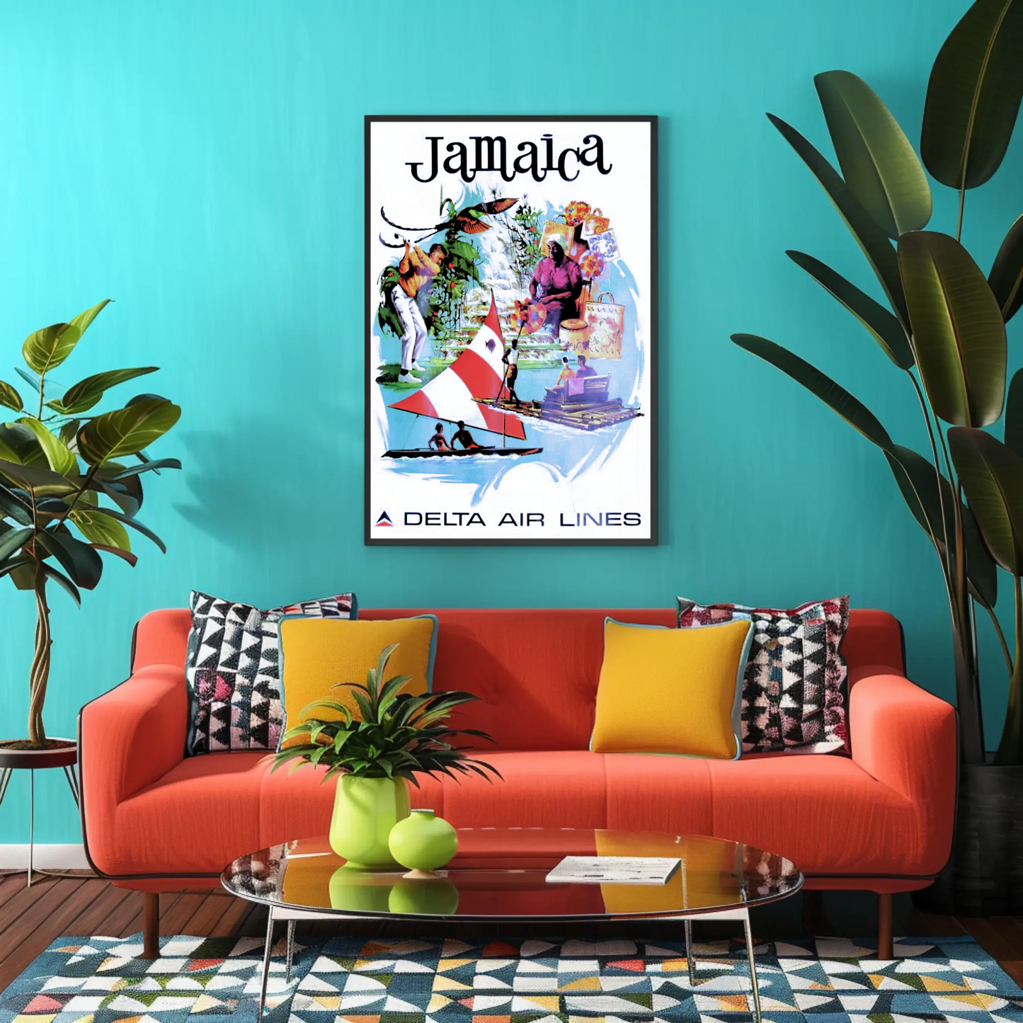 Jamaica Vintage Poster - Delta Air Lines
