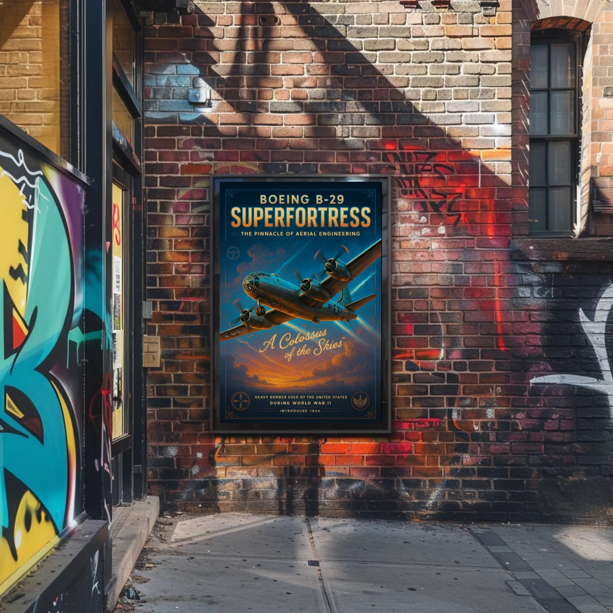 Boeing B-29 Superfortress Poster