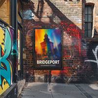 Bridgeport Vibes Minimalist Cityscape Poster