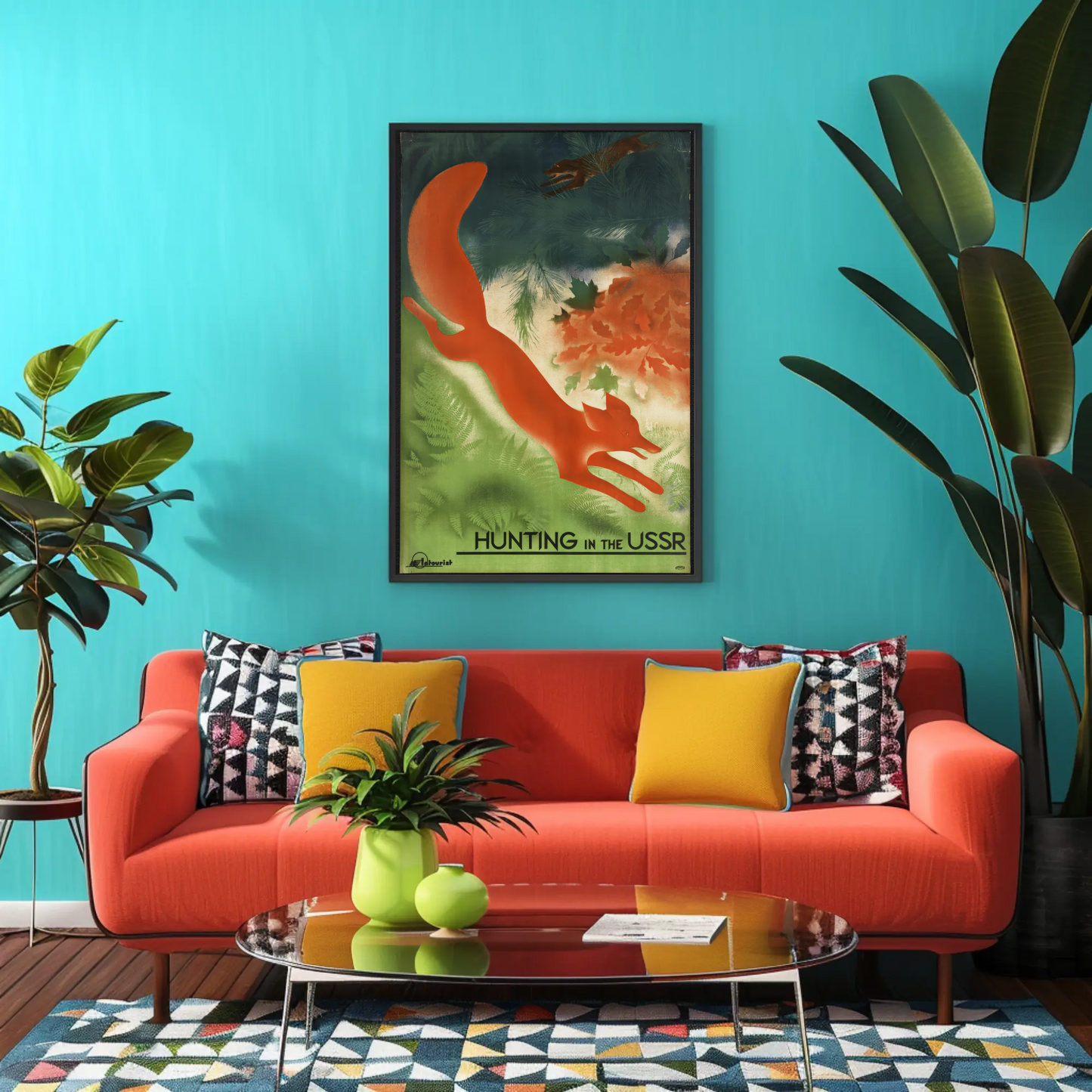 Hunting in the USSR Poster