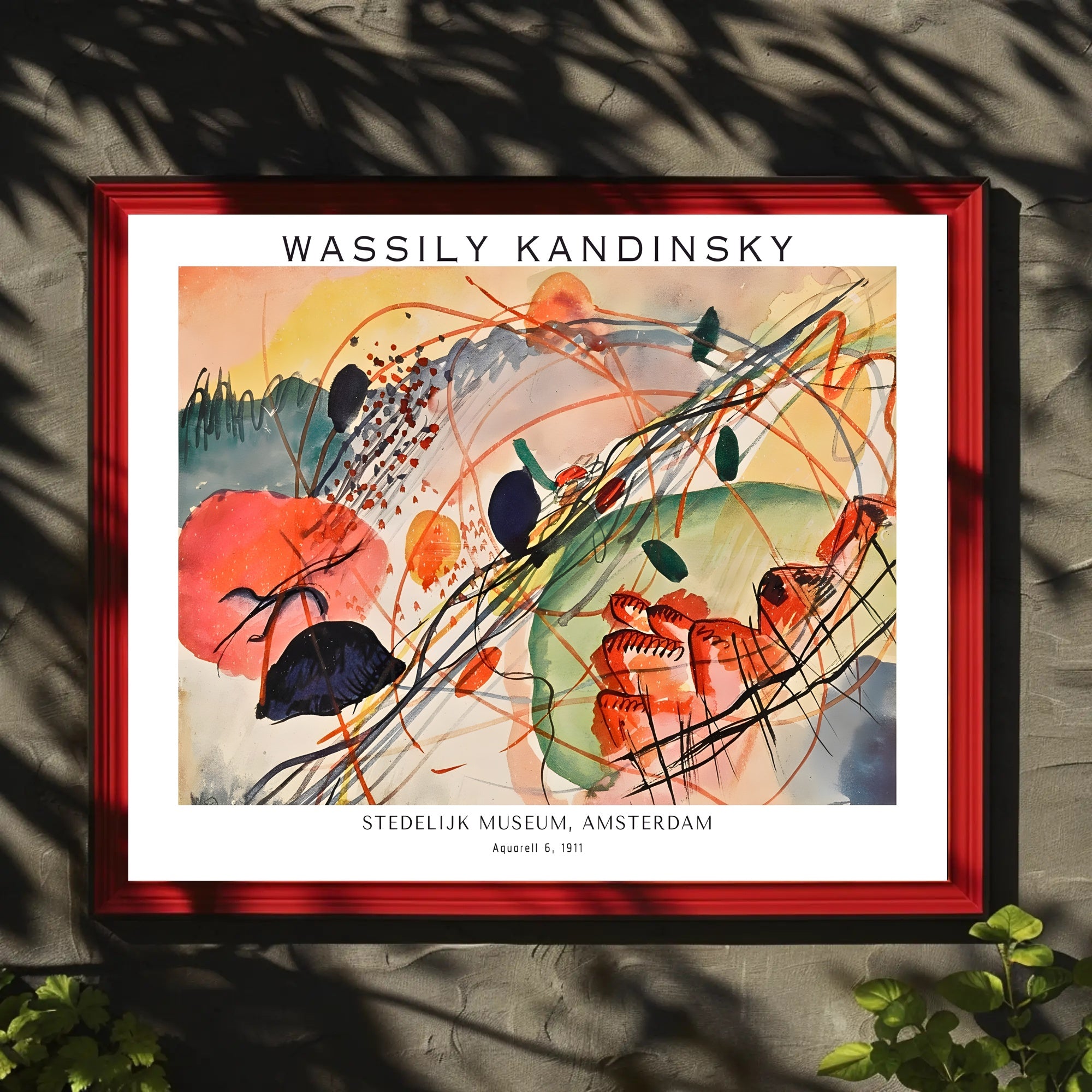 Wassily Kandinsky Aquarell 6 1911 Poster