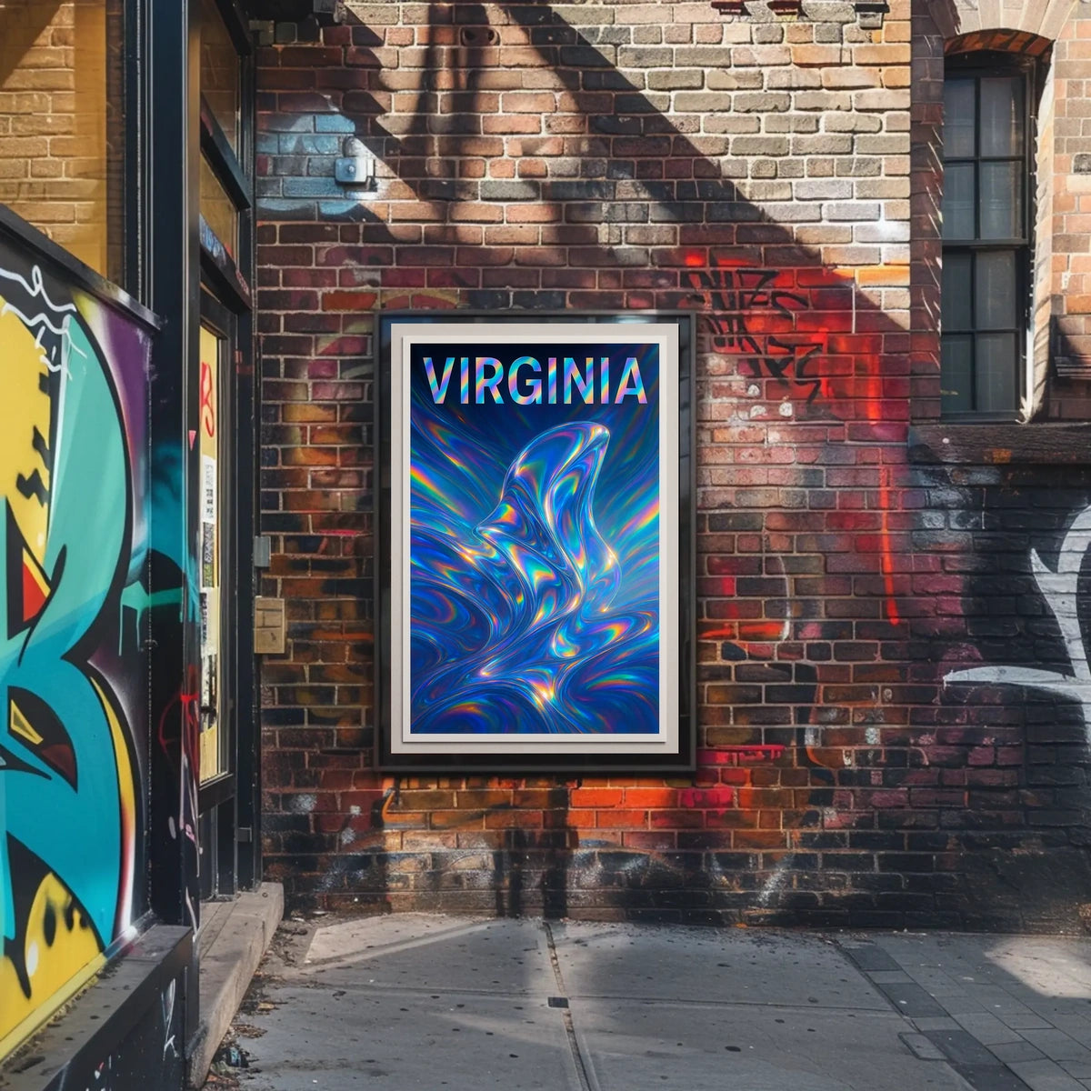 Virginia A Kaleidoscope Of Color Poster