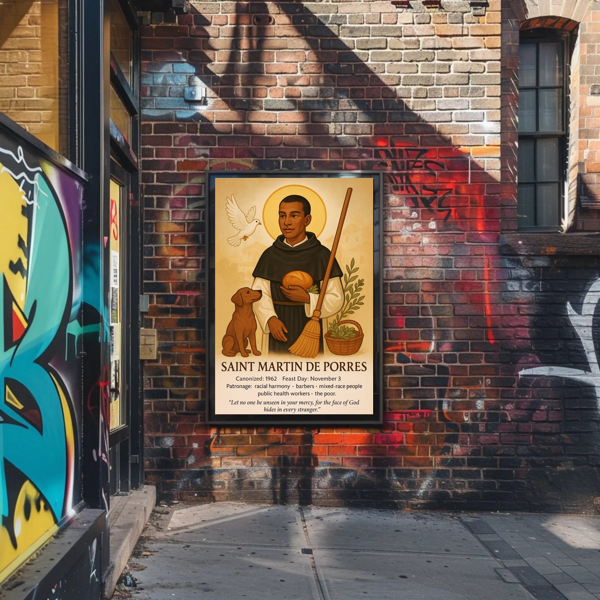 Saint Martin de Porres Poster PosterGoat