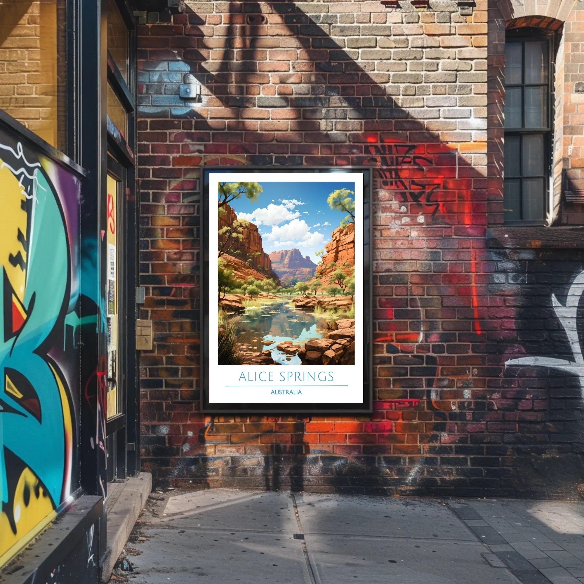 Alice Springs Landscape Poster