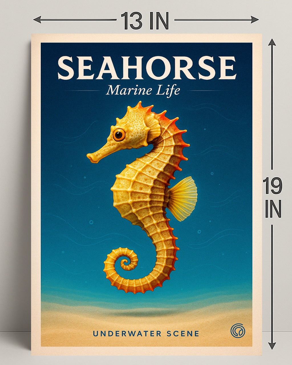 Seahorse Marine Life Poster PosterGoat
