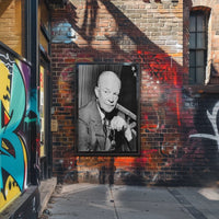 Black and White Portrait – Dwight D. Eisenhower Poster