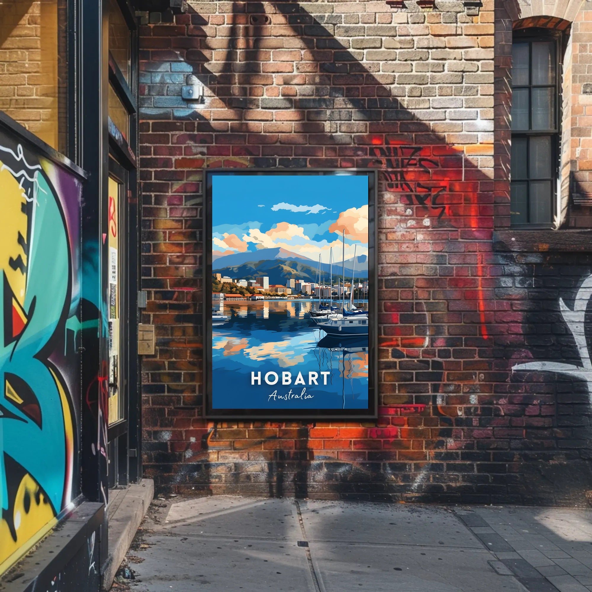 Hobart Scenic Harbor Travel Poster