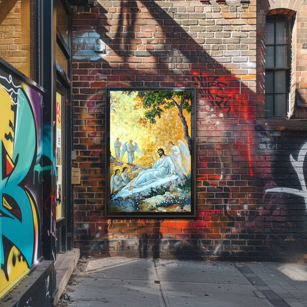 Serene Divine Gathering Poster