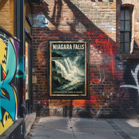 Niagara Falls The Power of Nature Poster PosterGoat