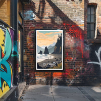 Olympic National Park Poster Vintage Travel Wall Art