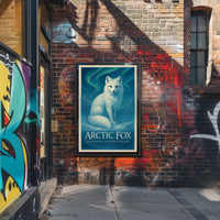 Arctic Fox Guardian of the Frozen Realms Poster