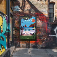 Capri Island Scenic Art Travel Poster PosterGoat