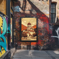 Serene Byzantine Landscape Poster