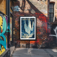 Mammoth Cave Poster Vintage National Park Print