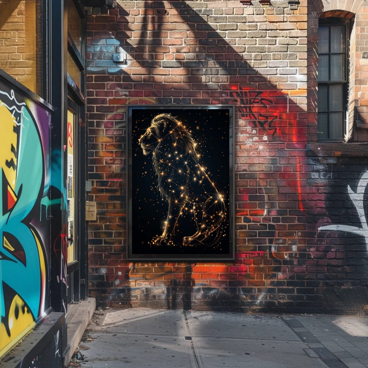 Celestial Lion Poster