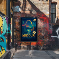 Missouri A Scenic Tribute Poster