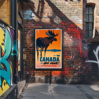 Canada Adventure Awaits: Vintage Travel Poster PosterGoat