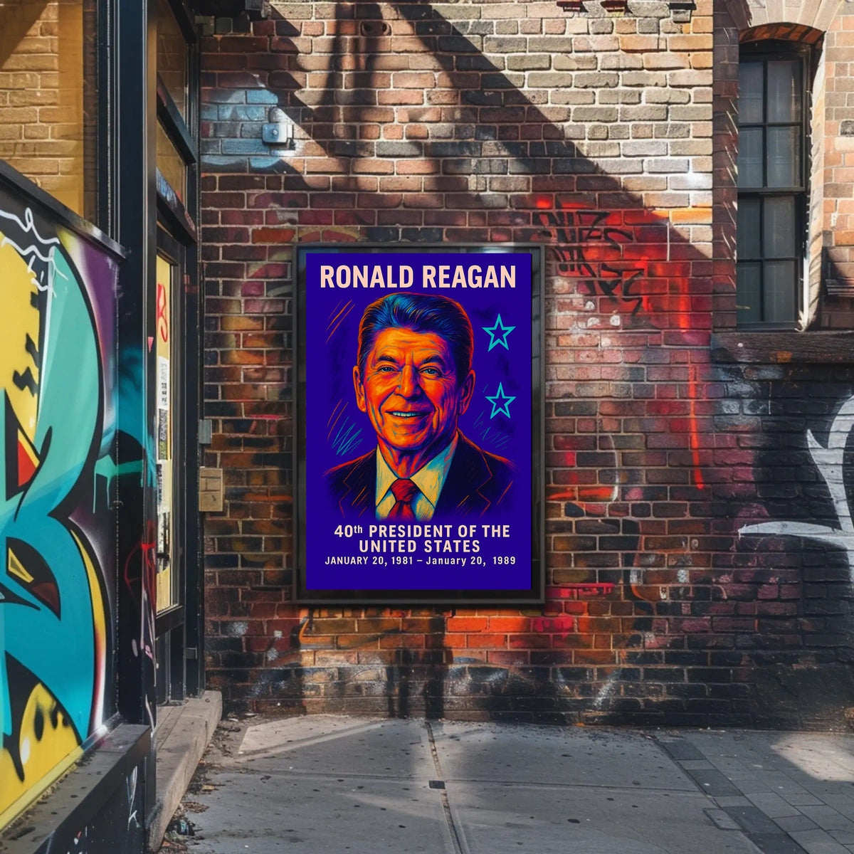 Ronald Reagan 40th President Poster