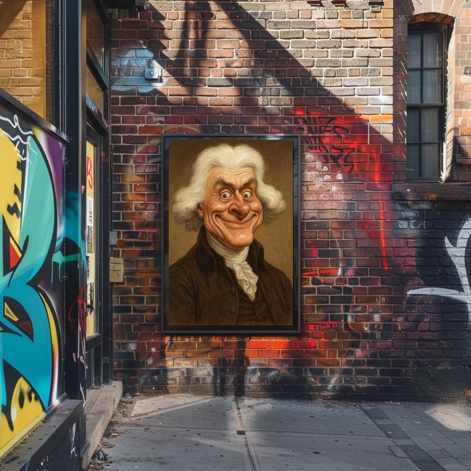 Thomas Jefferson Caricature Poster PosterGoat