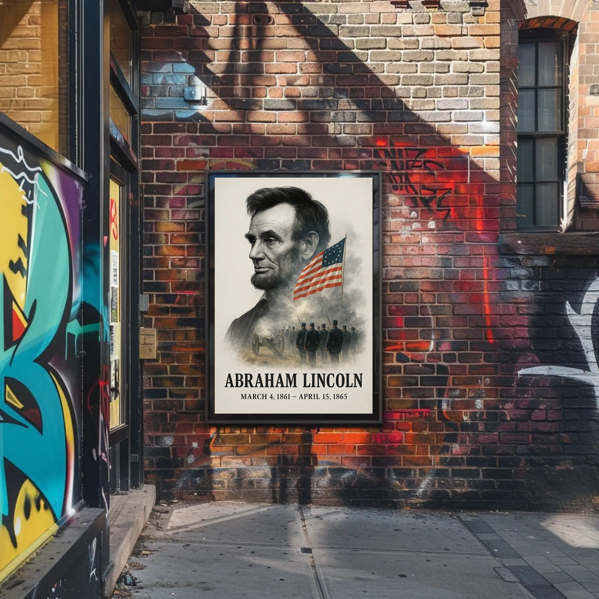 Abraham Lincoln 16th President of the United States Reflections Poster