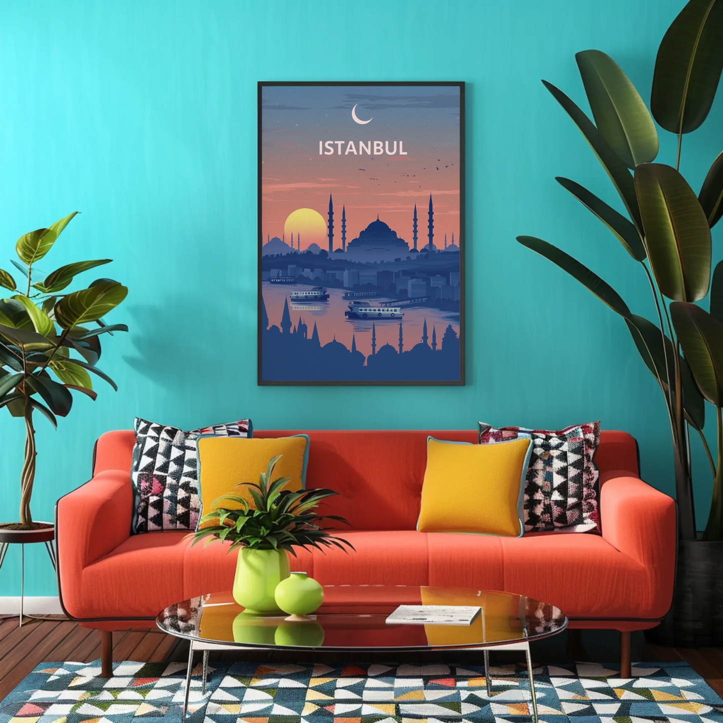 Istanbul: Sunset & Mosques Poster