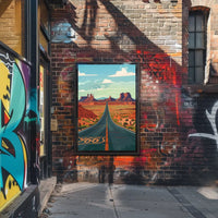 Route 66 Adventure: Retro Southwest Road Trip Poster