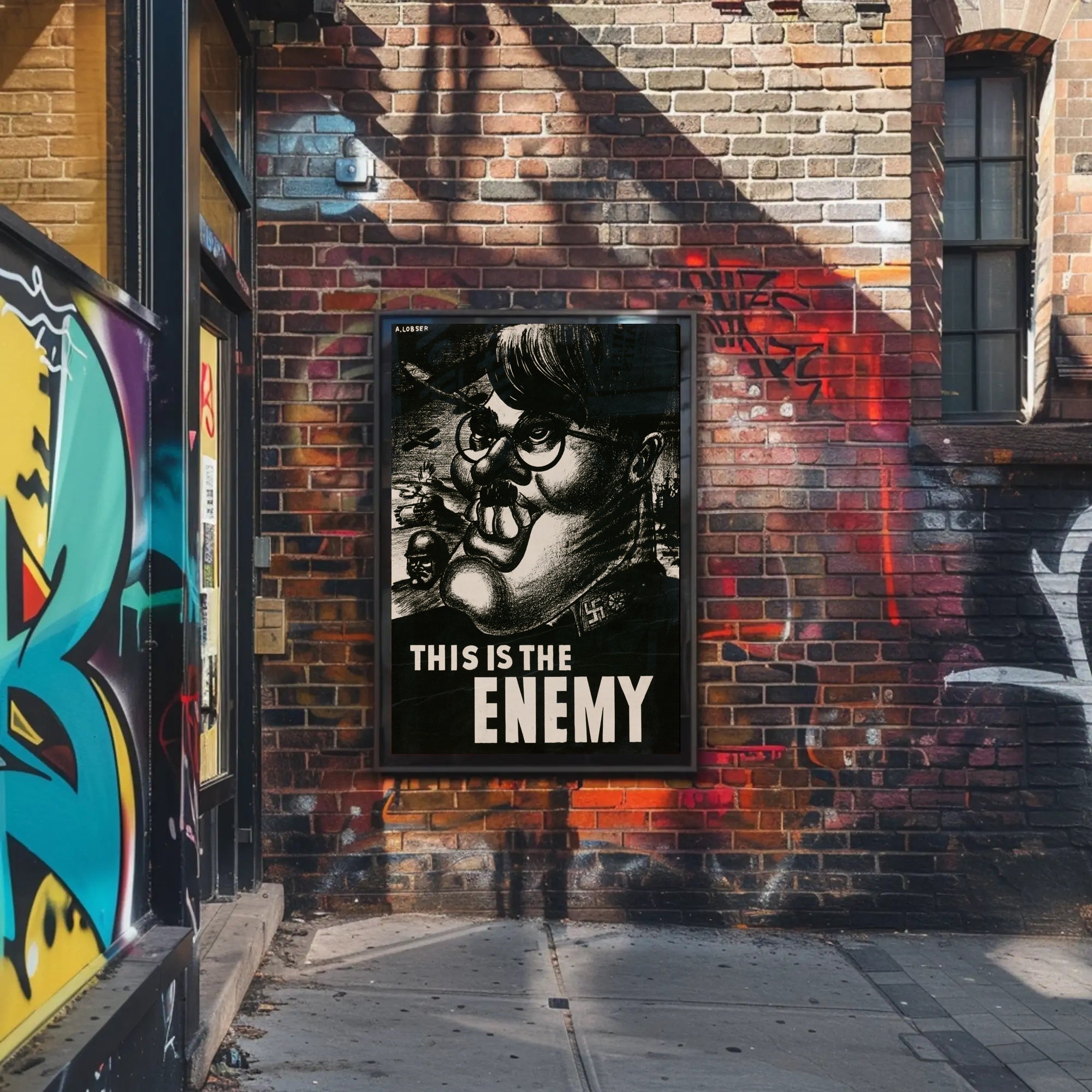 This is the Enemy Poster PosterGoat