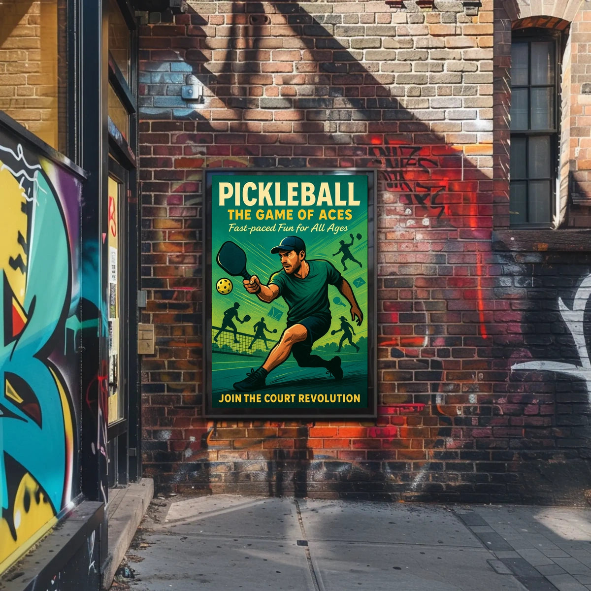 Pickleball The Game of Aces Poster