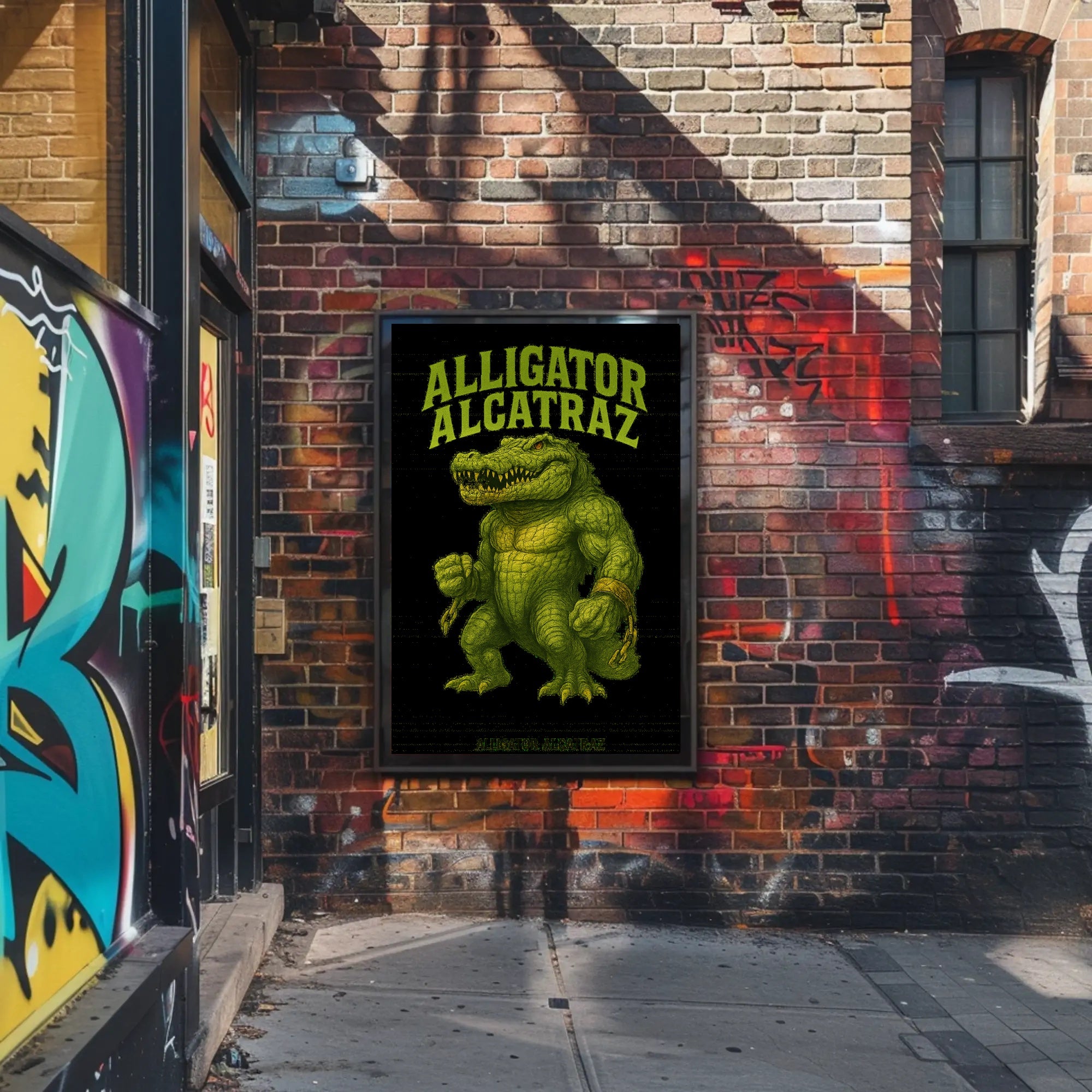 Alligator Alcatraz Poster PosterGoat