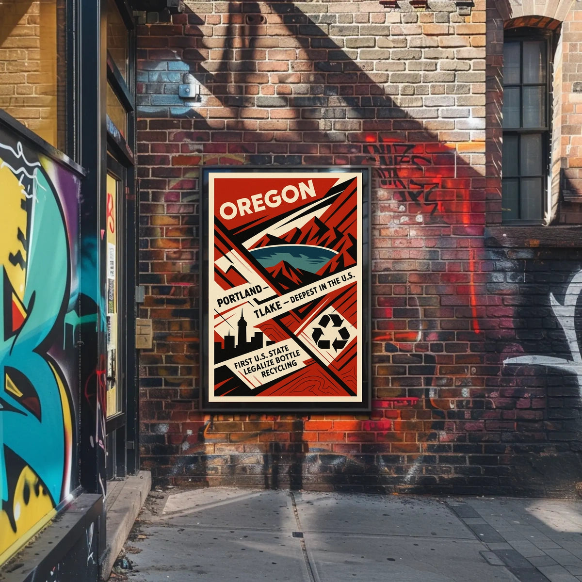 Oregon Highlights Poster