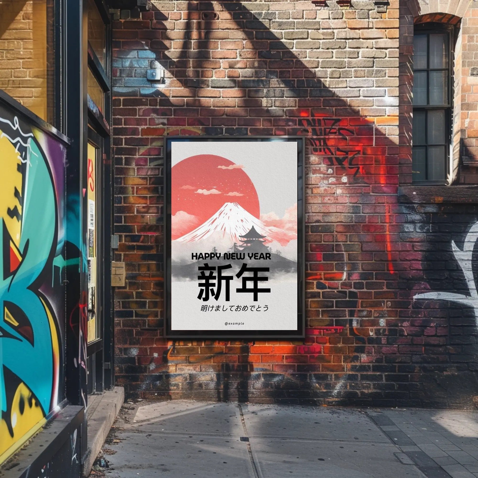 Japanese New Year Celebration Poster PosterGoat