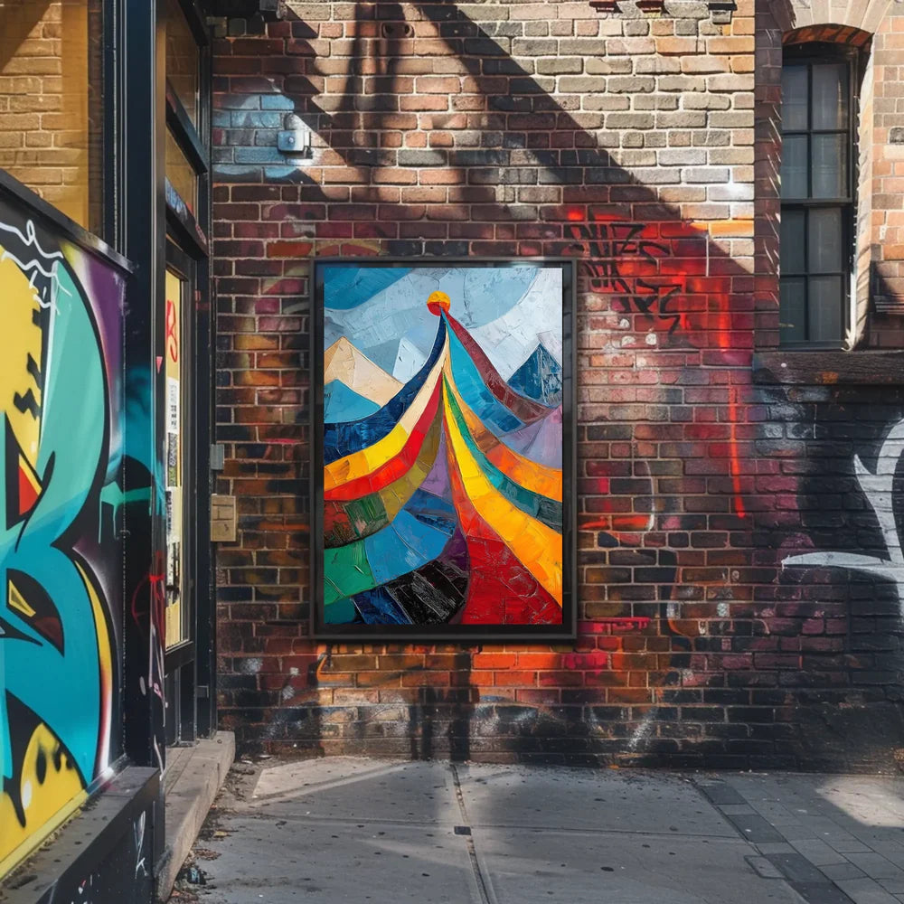 Abstract Modern Art Deco Style Poster