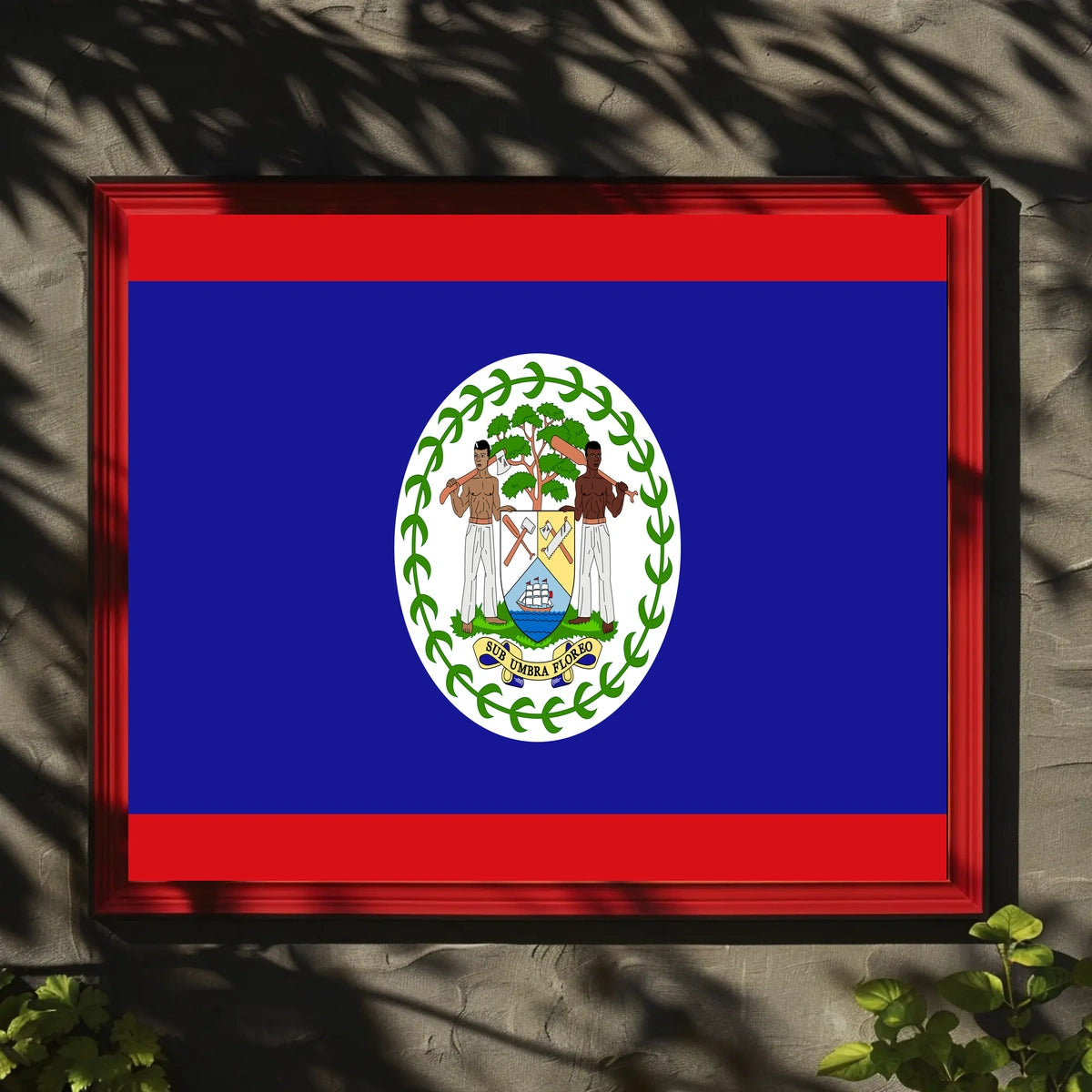 Belize Flag Poster