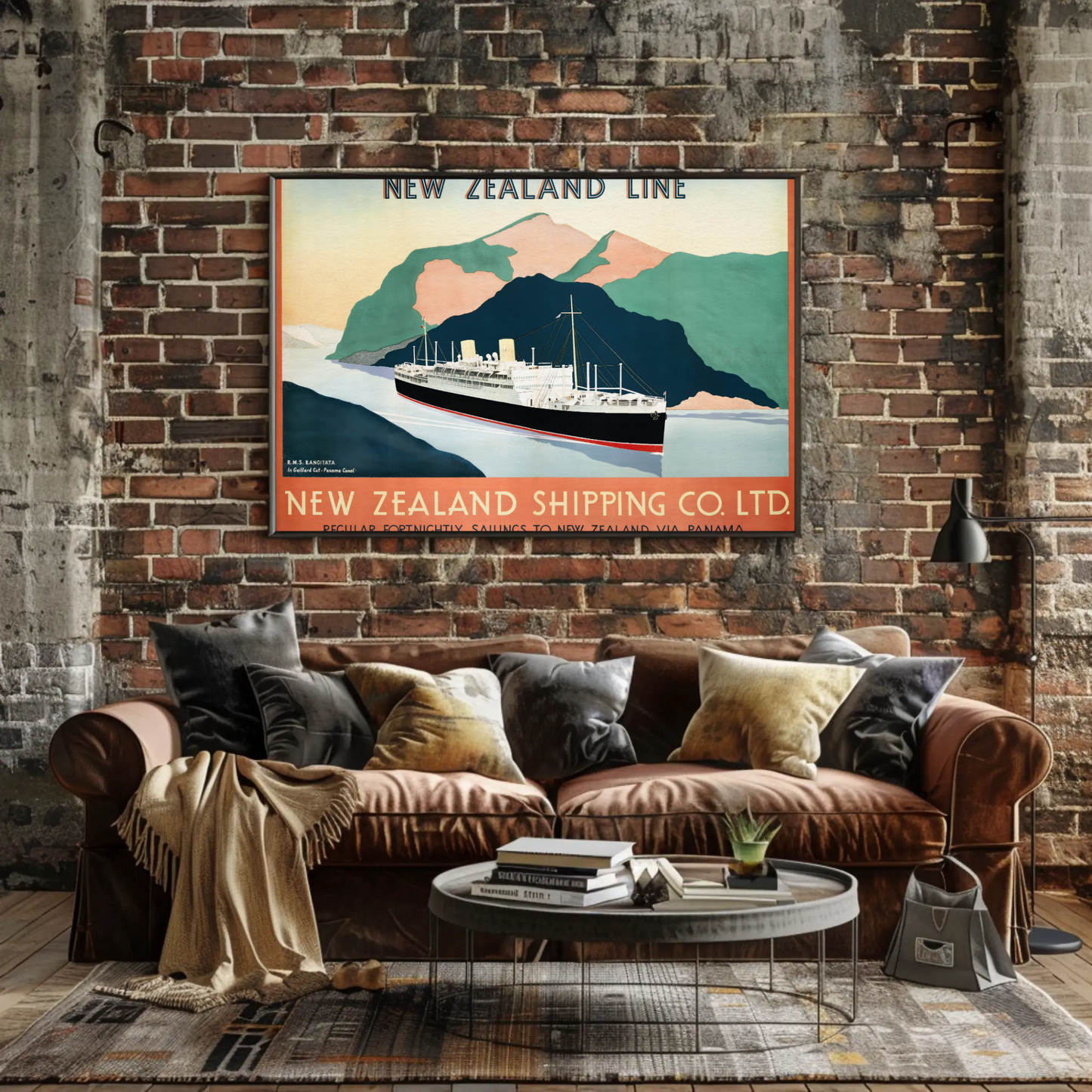 New Zealand Shipping Line Poster