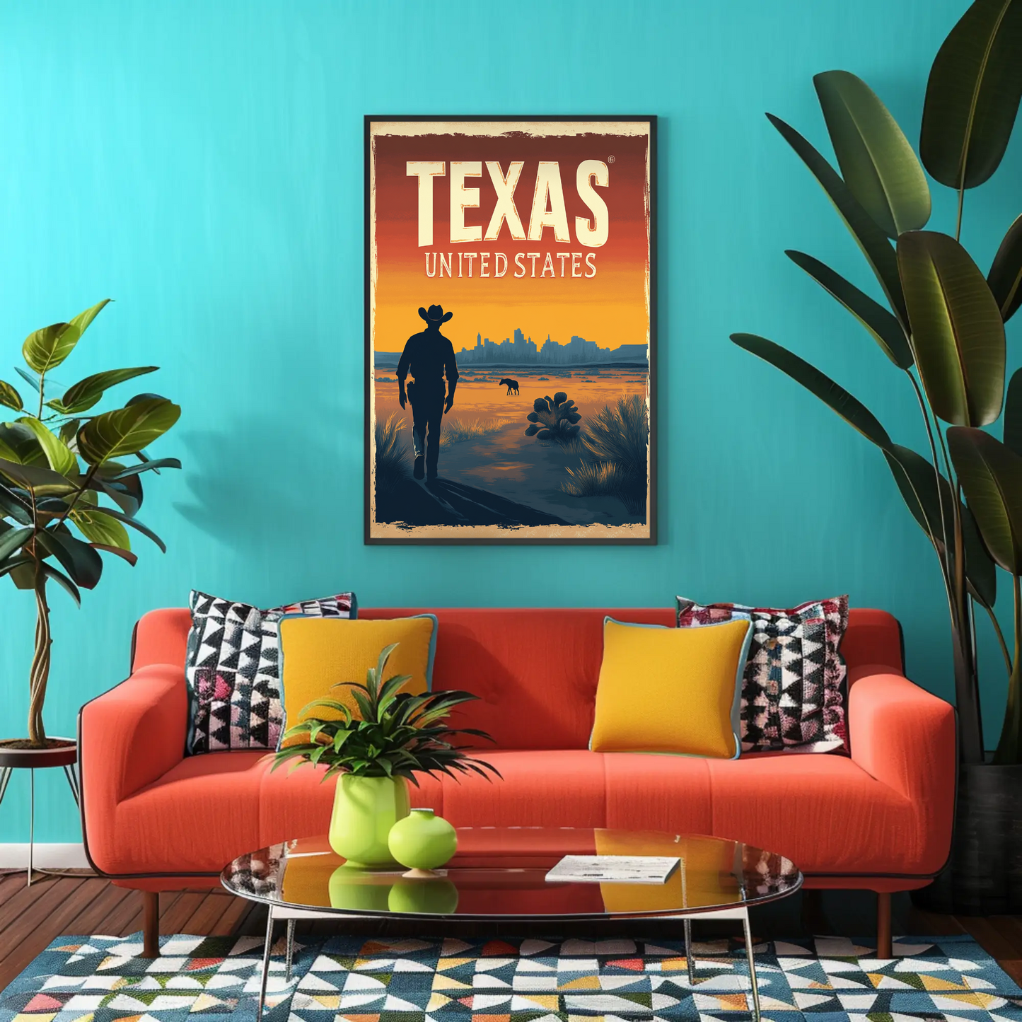 Texas Vintage Poster