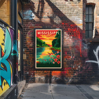 Mississippi Nature Scene Poster