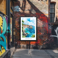 Coastal Beauty of Croatia Poster PosterGoat