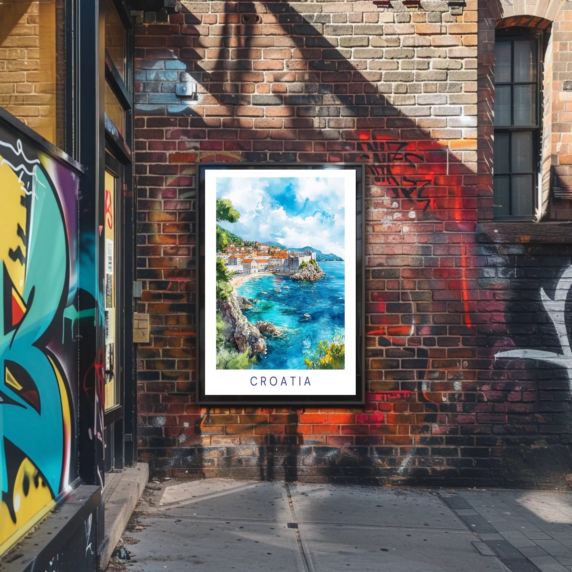 Coastal Beauty of Croatia Poster PosterGoat