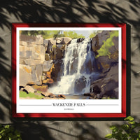 MacKenzie Falls Tranquil Beauty Travel Poster