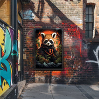 The Adventurous Red Panda Poster
