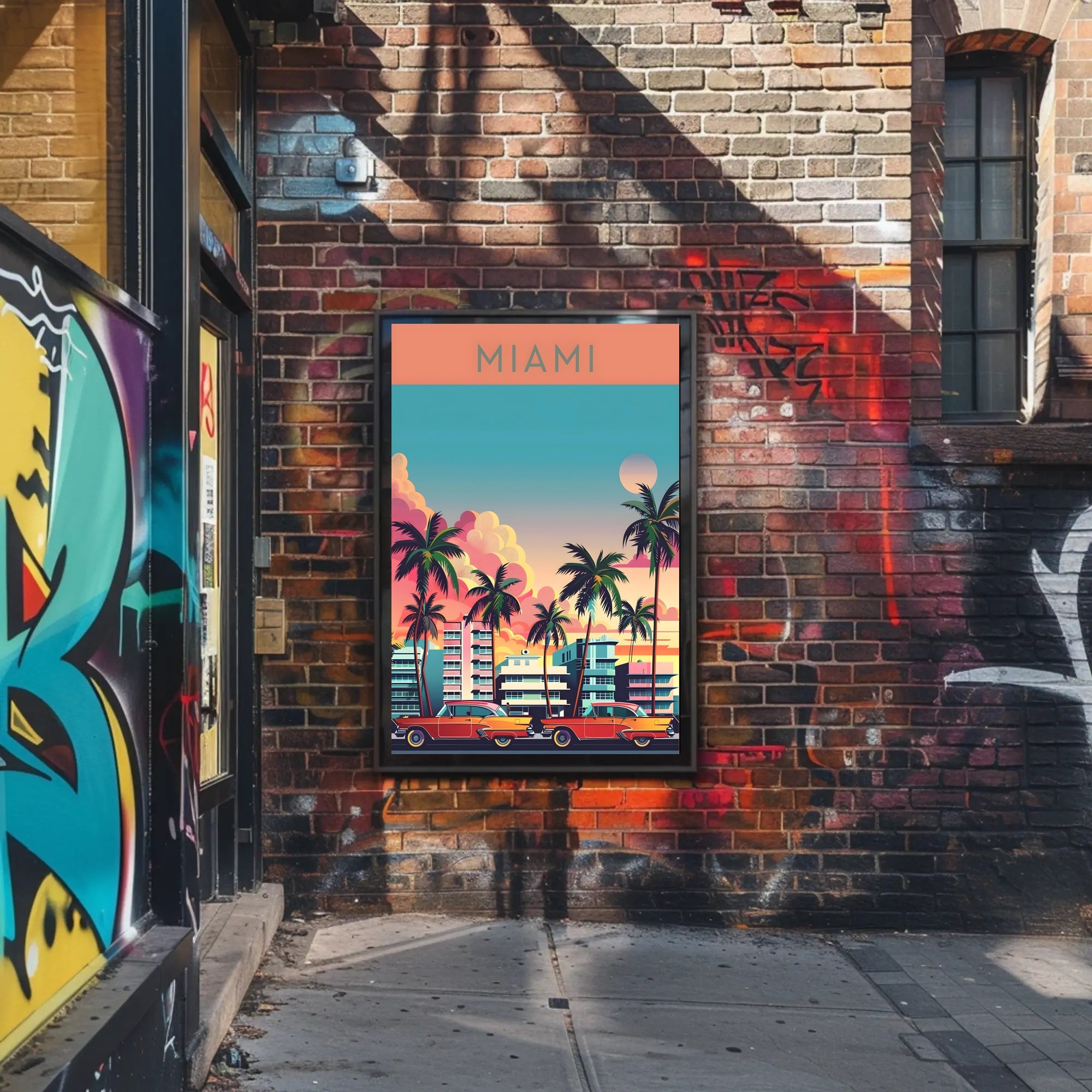 Vibrant Miami Poster