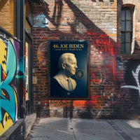 Joe Biden 3d bust 46th President Poster PosterGoat