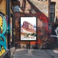 Capitol Reef Watercolor Wall Art Poster